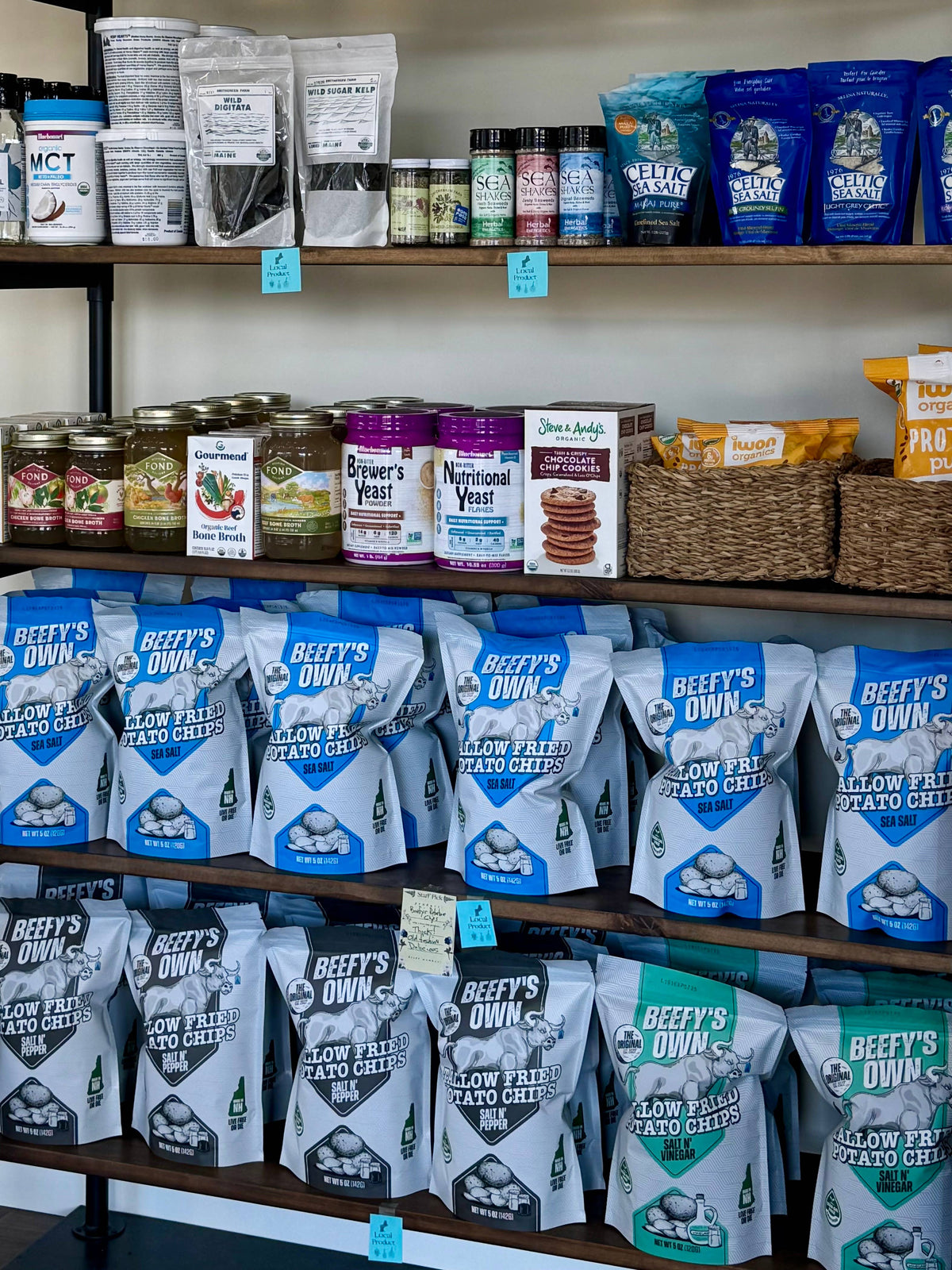 Salt N' Pepper Tallow Potato Chips-Beefy's Own -