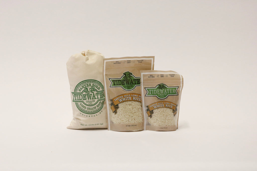 Tidewater Grain Company - Santee Gold Long Grain Heirloom Rice - 2 Cup: White Rice