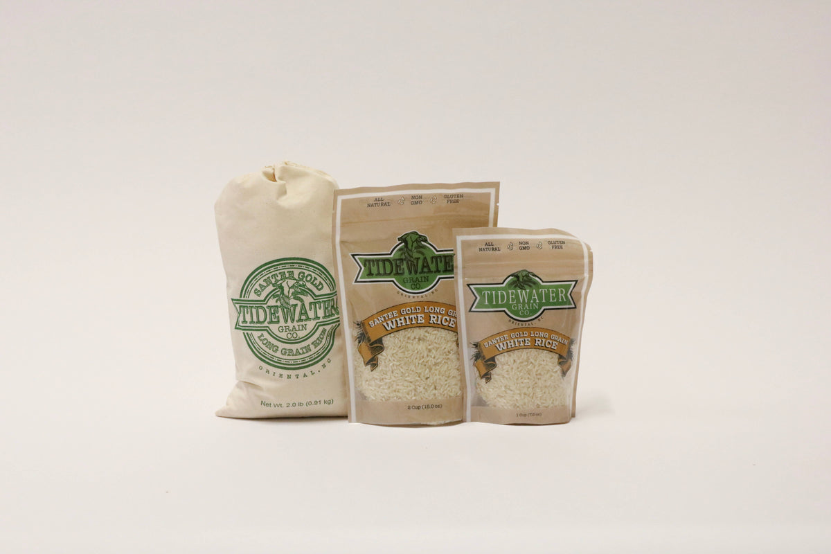 Tidewater Grain Company - Santee Gold Long Grain Heirloom Rice - 2 Cup: White Rice