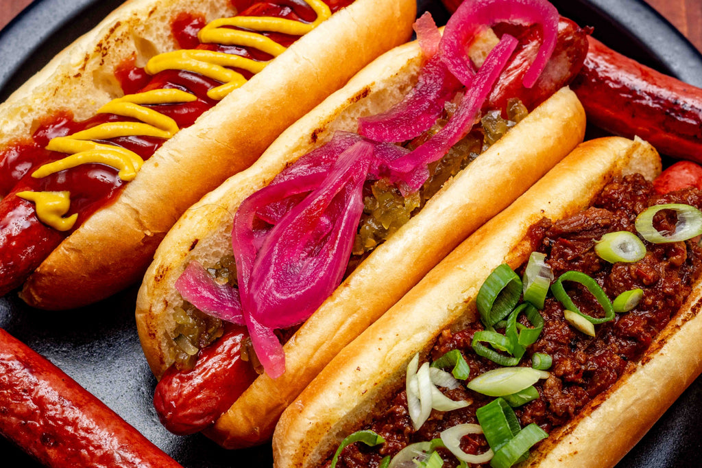 RHN Wagyu Skinless Knockwurst Hot Dog - 1lb avg.