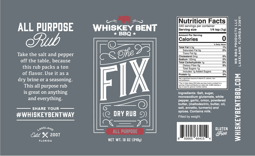 The Fix - All Purpose Rub-WB BBQ Products