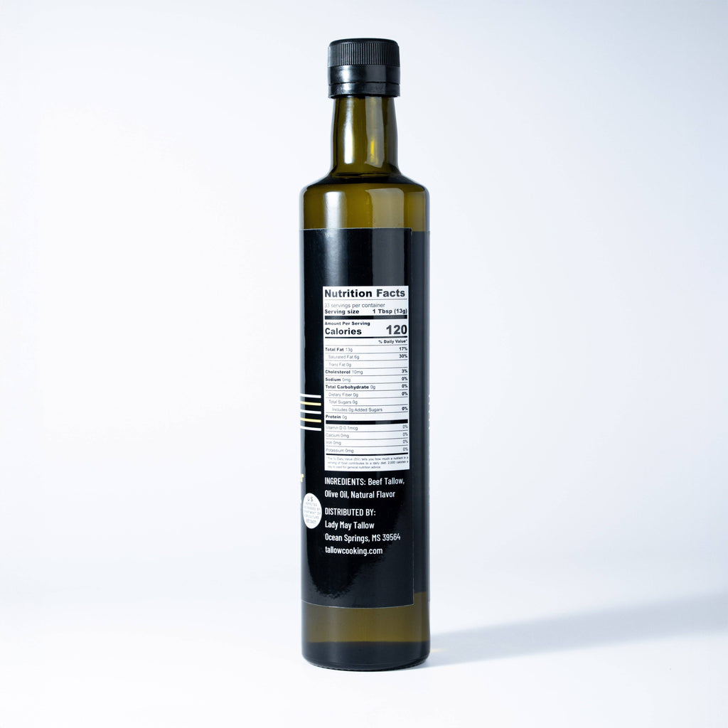 May's Market @ TLM - Premium Grass-Fed Beef Tallow Cooking Oil - Flavor: Original