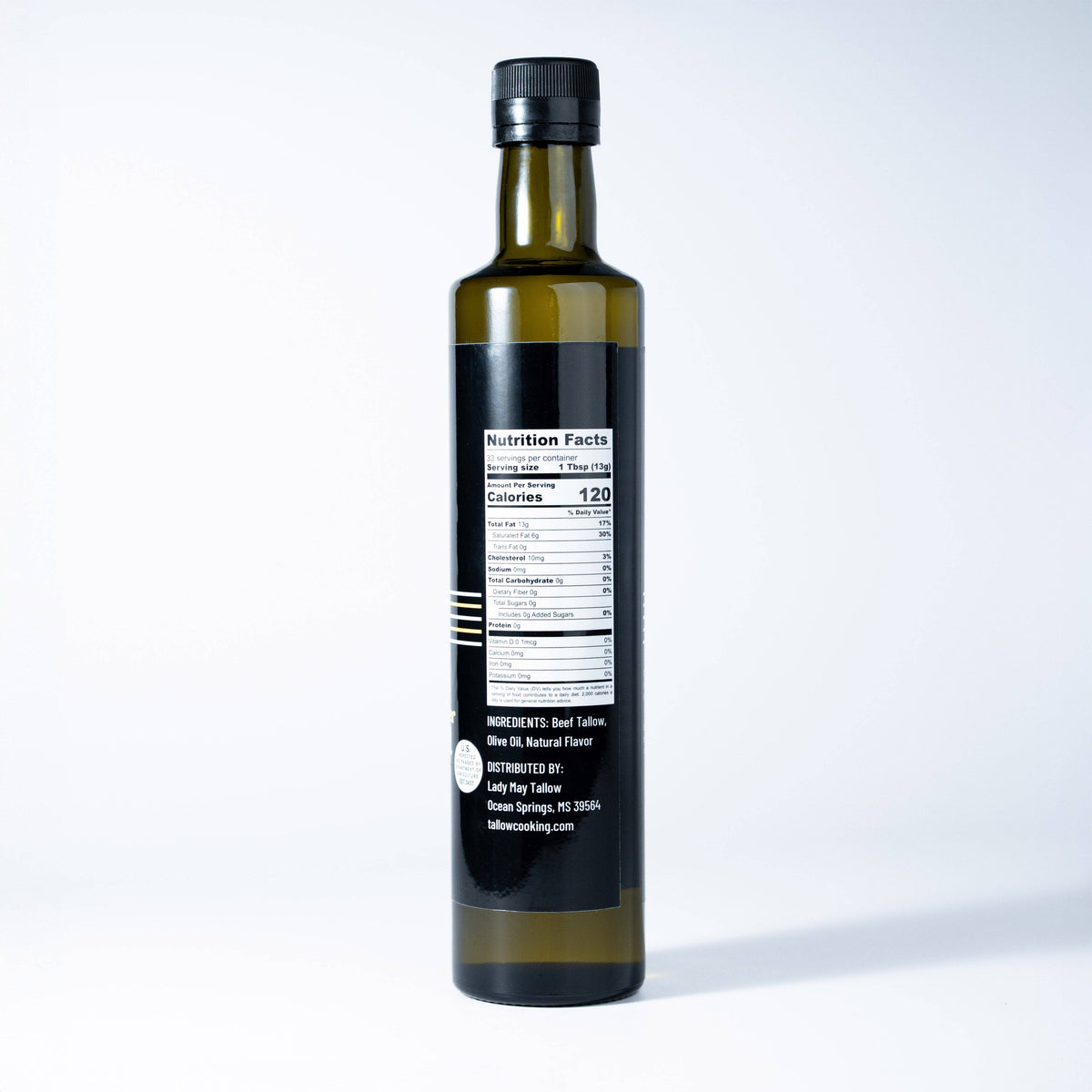 May's Market @ TLM - Premium Grass-Fed Beef Tallow Cooking Oil - Flavor: Original
