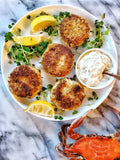 Jumbo Crab Cakes - Cooked