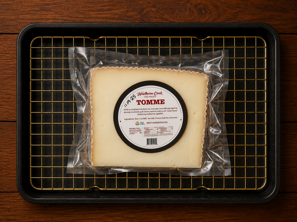 Hawthorne Creek Creamery Tomme 8oz avg.