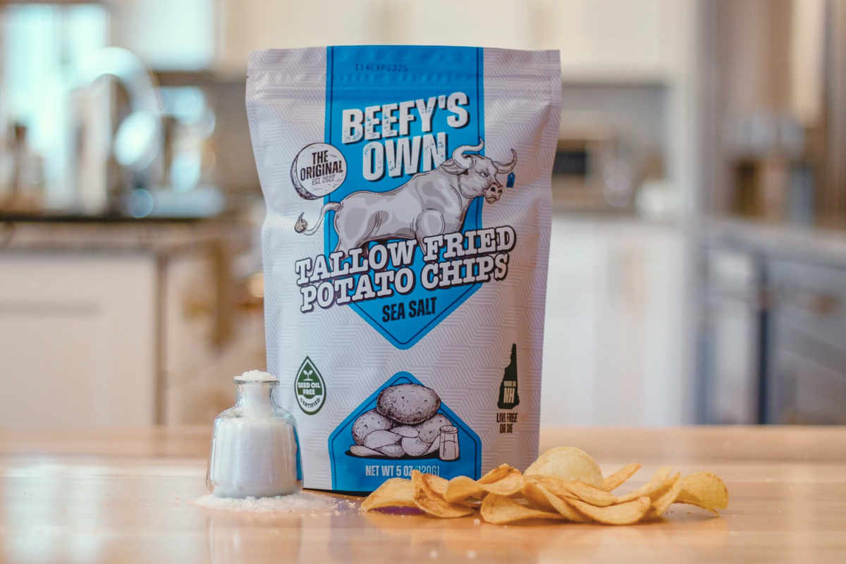 Sea Salt Tallow Potato Chips-Beefy's Own