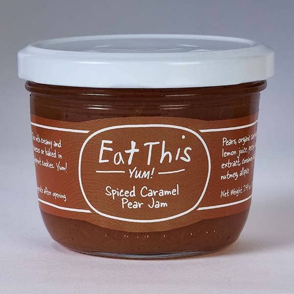 Eat This Yum -   Spiced Caramel Pear Preserve : 7 OZ
