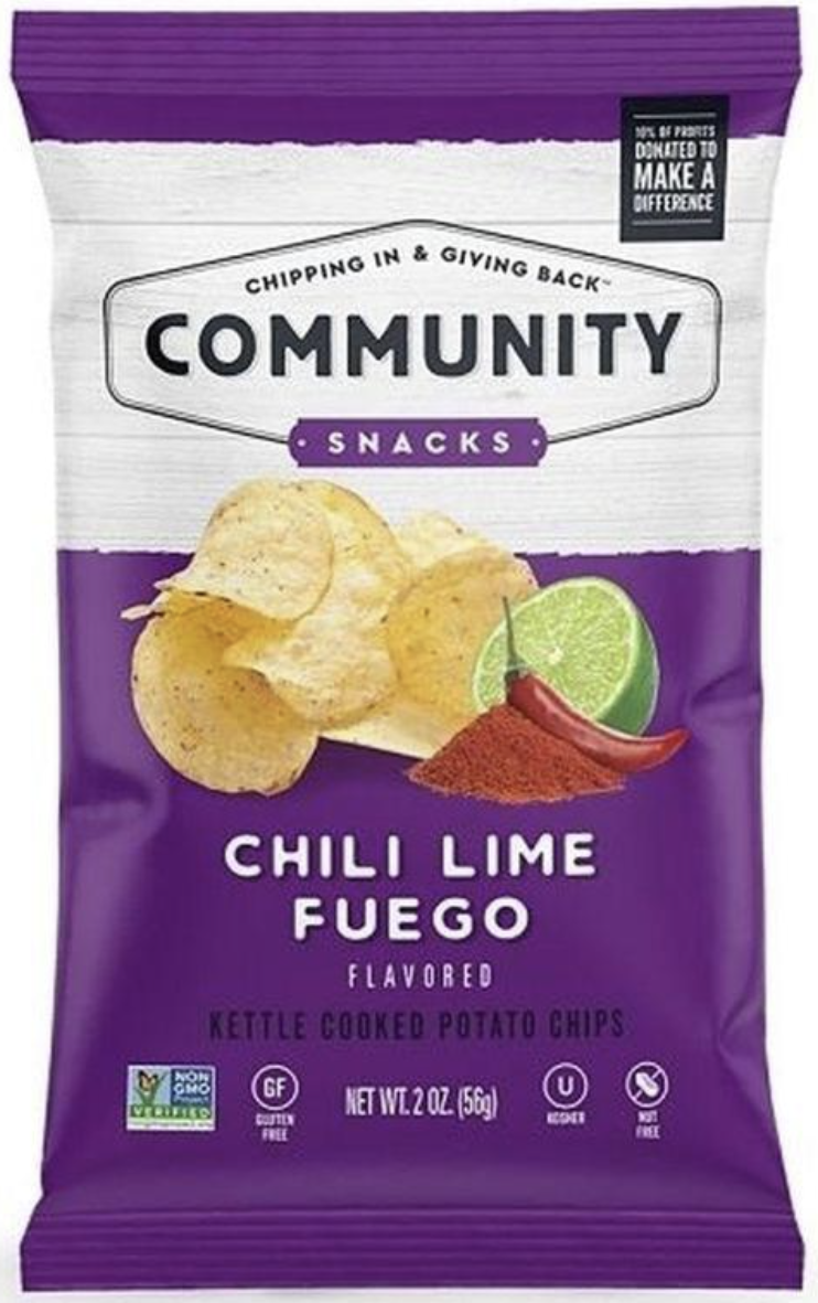 Community Chili Lime Fuego Chips