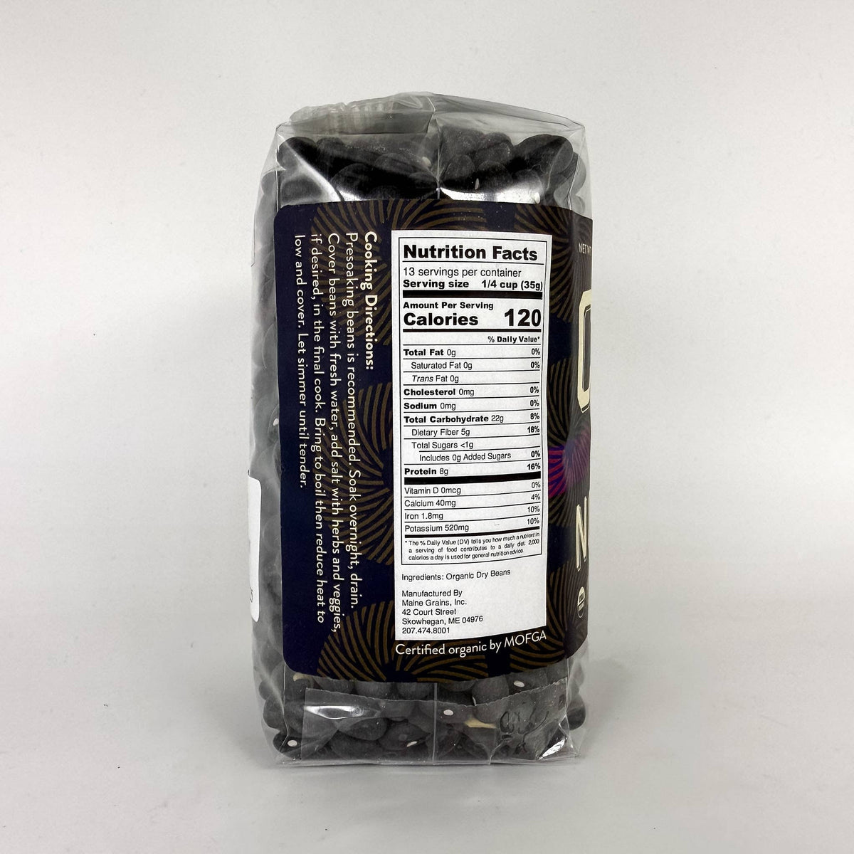 Maine Grains - Organic Black Beans