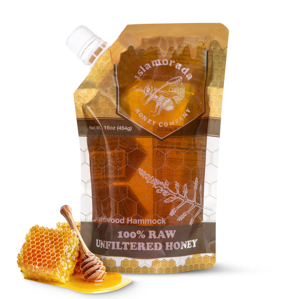 Islamorada Honey Company - Hardwood Hammock Honey 16oz Pouch