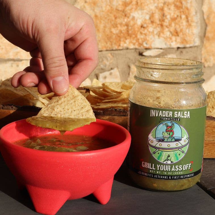 Grill Your Ass Off - Invader Tomatillo Salsa